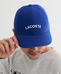 LACOSTE(���R�X�e)�́yLACOSTE�z���R�X�e EMB CAP�@�Ăł��������R�b�g�����l���L���b�v L1398(�L���b�v)