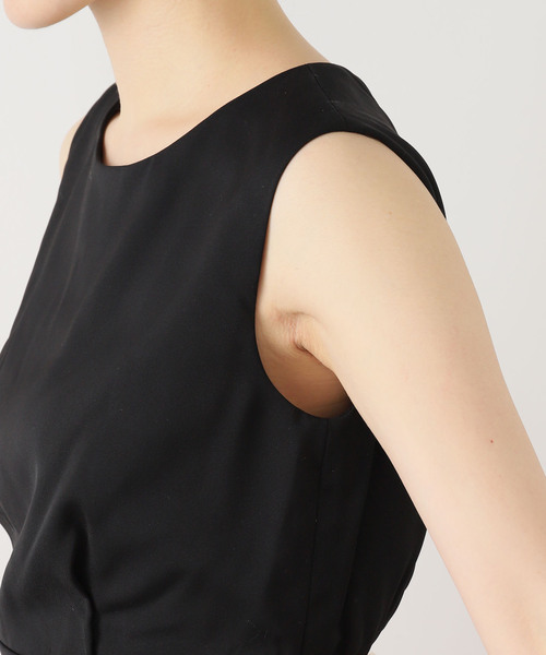 La TOTALITE（ラトータリテ）の「チュールセットアップドレス（ドレス・レディース・チャコールグレー/ベージュ・FREE）」の7枚目の写真