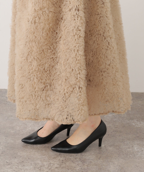 La TOTALITE（ラトータリテ）の「チュールセットアップドレス（ドレス・レディース・チャコールグレー/ベージュ・FREE）」の9枚目の写真