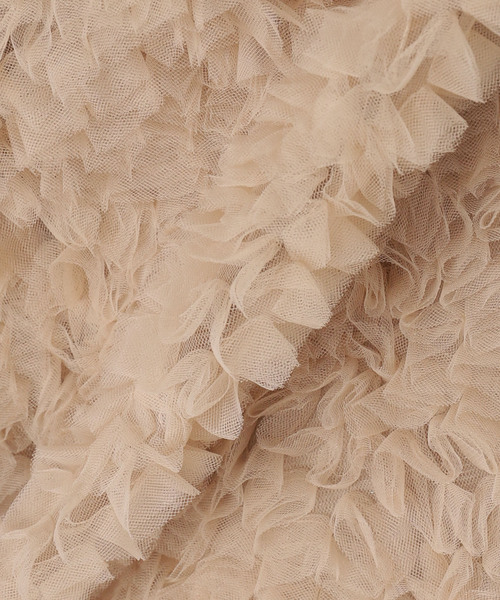 La TOTALITE（ラトータリテ）の「チュールセットアップドレス（ドレス・レディース・チャコールグレー/ベージュ・FREE）」の20枚目の写真