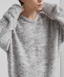 モヘアニット」に該当するニット/セーター（クルーネック(丸首
