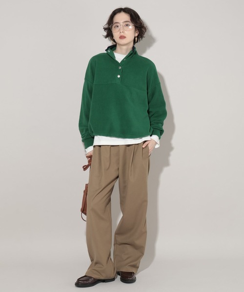GEORGE'S（ジョージズ）の「イージーワイドスラックス（スラックス・レディース・グレー/ブラック/ベージュ・SMALL/MEDIUM）」の3枚目の写真