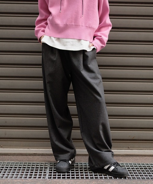 GEORGE'S（ジョージズ）の「イージーワイドスラックス（スラックス・レディース・グレー/ブラック/ベージュ・SMALL/MEDIUM）」の7枚目の写真