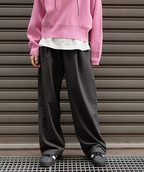 GEORGE'S（ジョージズ）の「イージーワイドスラックス（スラックス・レディース・グレー/ブラック/ベージュ・SMALL/MEDIUM）」の9枚目の写真