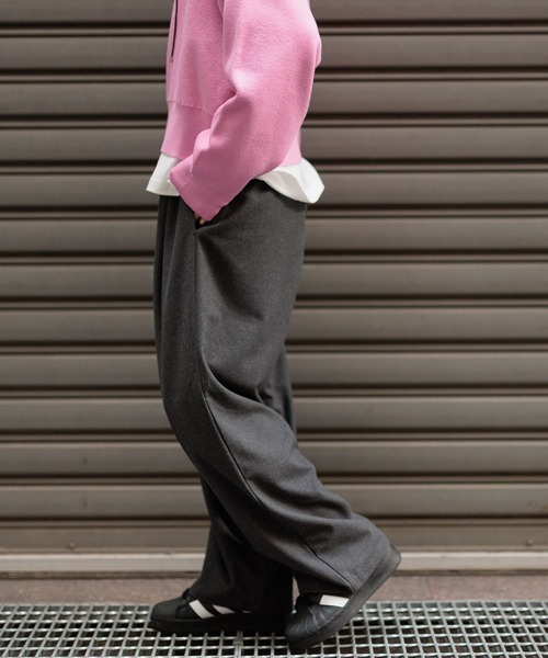 GEORGE'S（ジョージズ）の「イージーワイドスラックス（スラックス・レディース・グレー/ブラック/ベージュ・SMALL/MEDIUM）」の11枚目の写真