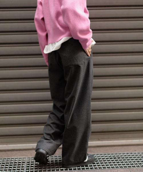 GEORGE'S（ジョージズ）の「イージーワイドスラックス（スラックス・レディース・グレー/ブラック/ベージュ・SMALL/MEDIUM）」の13枚目の写真