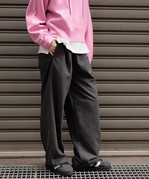 GEORGE'S（ジョージズ）の「イージーワイドスラックス（スラックス・レディース・グレー/ブラック/ベージュ・SMALL/MEDIUM）」の14枚目の写真