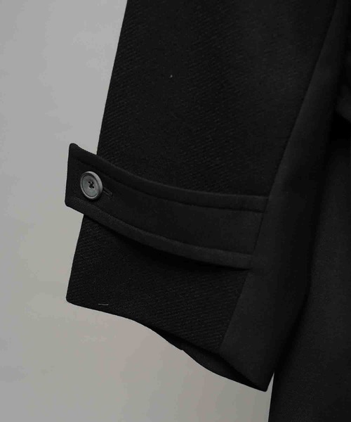 MAISON SPECIAL（メゾンスペシャル）の「《UNISEX》Layering Double Breasted Prime-Over Coat/レイヤリングダブルブレステッドプライムオーバーコート【MAISON SPECIAL/メゾンスペシャル】（トレンチコート・メンズ・チャコールグレー/ブラック・1/2）」の14枚目の写真