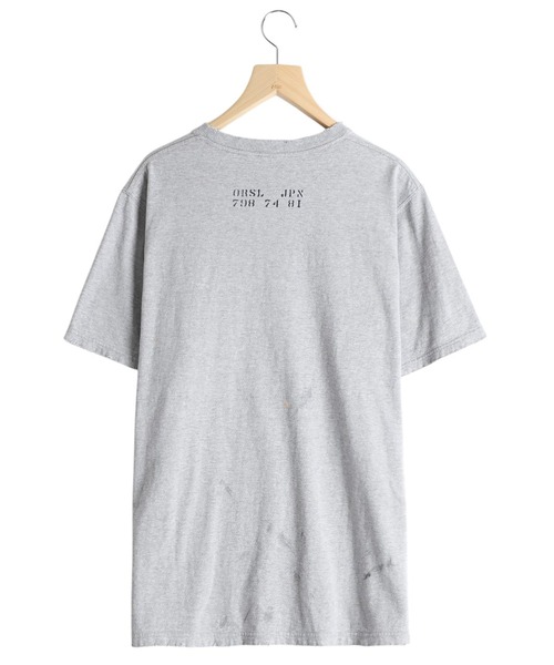 orSlow（オアスロウ）の「Orslow / オアスロウ：別注 T-SHIRT ORSL JPN PRINT：ONLYARK-2-2511[STD]（Tシャツ/カットソー・メンズ・ヘザーグレー・2(M)）」の5枚目の写真