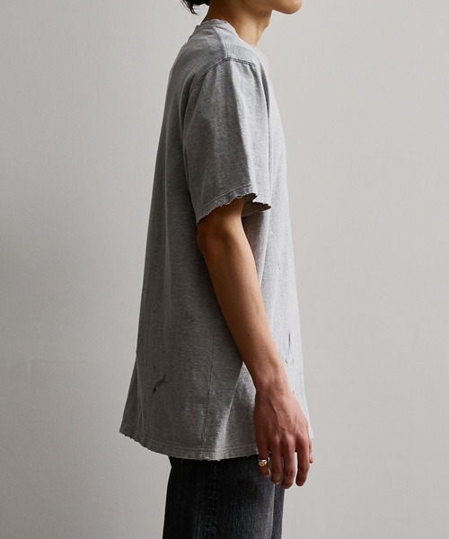 orSlow（オアスロウ）の「Orslow / オアスロウ：別注 T-SHIRT ORSL JPN PRINT：ONLYARK-2-2511[STD]（Tシャツ/カットソー・メンズ・ヘザーグレー・2(M)）」の10枚目の写真