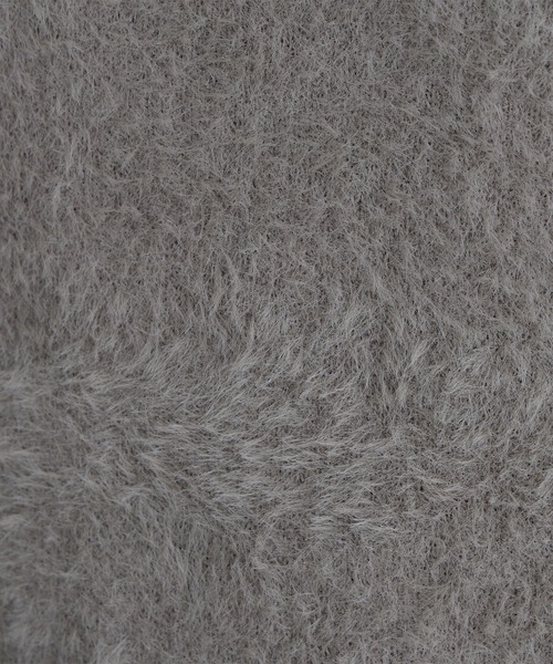 NATURAL BEAUTY BASIC（ナチュラルビューティーベーシック）の「◇フェザーニットセットアップ（ワンピース・レディース・ブラウン/グレー/グレイッシュベージュ・MEDIUM/P/S）」の11枚目の写真