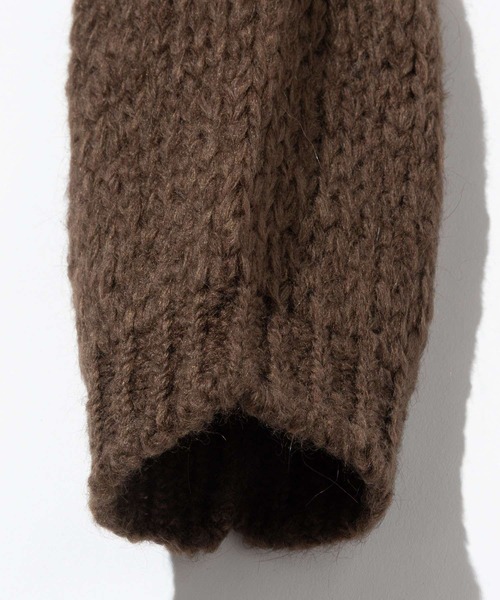 TRICOTS JEAN MARC(トリコットジーンマルク)の「TRICOTS JEAN MARC トリコット ジーン マーク ニット(ニット/セーター・レディース・グレー/グレー系1/ダークブラウン・FREE)」の7枚目の写真