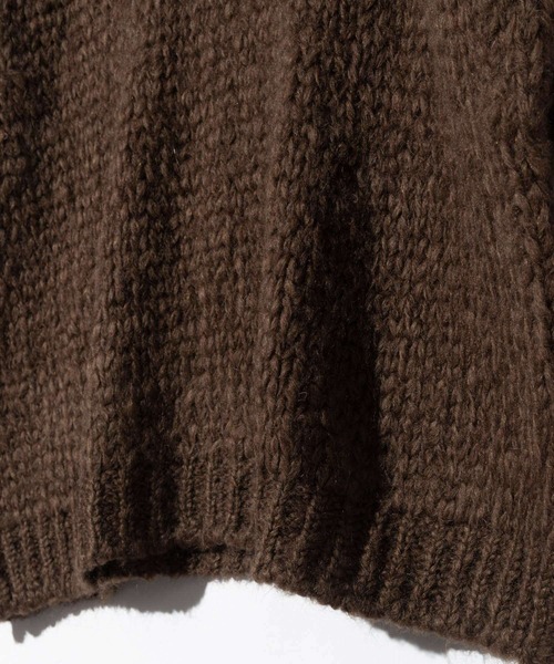 TRICOTS JEAN MARC(トリコットジーンマルク)の「TRICOTS JEAN MARC トリコット ジーン マーク ニット(ニット/セーター・レディース・グレー/グレー系1/ダークブラウン・FREE)」の8枚目の写真