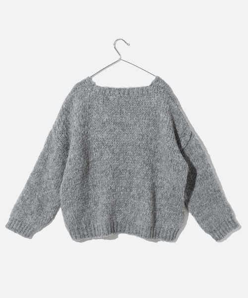 TRICOTS JEAN MARC(トリコットジーンマルク)の「TRICOTS JEAN MARC トリコット ジーン マーク ニット(ニット/セーター・レディース・グレー/グレー系1/ダークブラウン・FREE)」の11枚目の写真