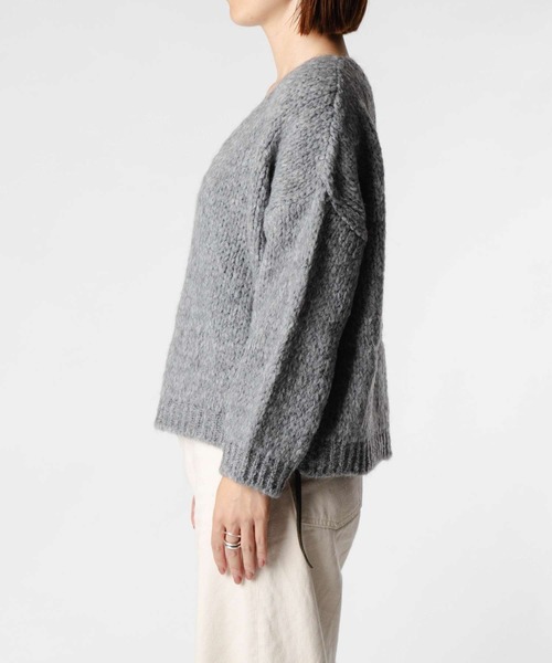 TRICOTS JEAN MARC(トリコットジーンマルク)の「TRICOTS JEAN MARC トリコット ジーン マーク ニット(ニット/セーター・レディース・グレー/グレー系1/ダークブラウン・FREE)」の15枚目の写真