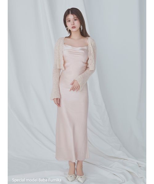 キャミワンピースモヘアカーディガンセット（ワンピース）｜SNIDEL