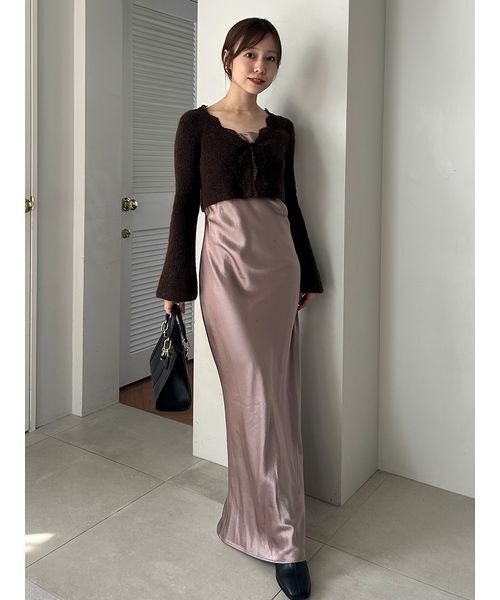 キャミワンピースモヘアカーディガンセット（ワンピース）｜SNIDEL