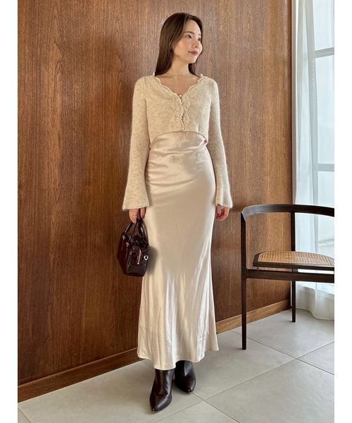 キャミワンピースモヘアカーディガンセット（ワンピース）｜SNIDEL