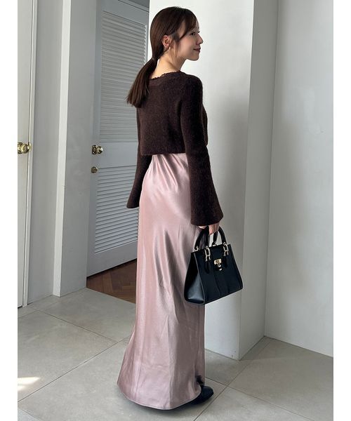 キャミワンピースモヘアカーディガンセット（ワンピース）｜SNIDEL