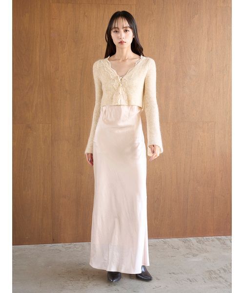 キャミワンピースモヘアカーディガンセット（ワンピース）｜SNIDEL