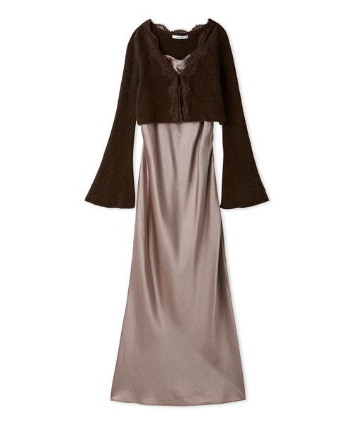 キャミワンピースモヘアカーディガンセット（ワンピース）｜SNIDEL