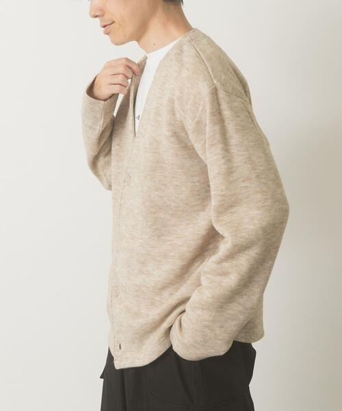 ITEMS URBANRESEARCH(アイテムズ アーバンリサーチ)の「キモウメランジカーディガン+長袖刺繍Tセット(Tシャツ/カットソー・メンズ・ブラウン/ベージュ/ブラック/ブルー・MEDIUM/LARGE)」の5枚目の写真