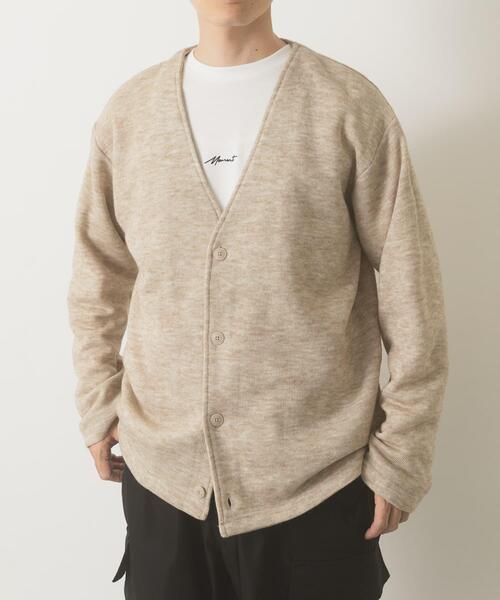 ITEMS URBANRESEARCH(アイテムズ アーバンリサーチ)の「キモウメランジカーディガン+長袖刺繍Tセット(Tシャツ/カットソー・メンズ・ブラウン/ベージュ/ブラック/ブルー・MEDIUM/LARGE)」の7枚目の写真