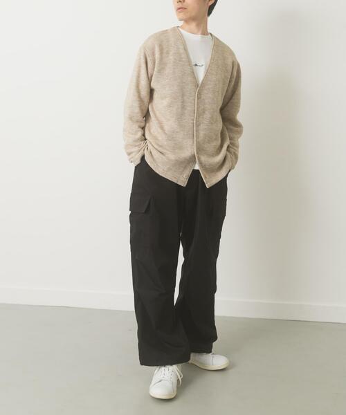 ITEMS URBANRESEARCH(アイテムズ アーバンリサーチ)の「キモウメランジカーディガン+長袖刺繍Tセット(Tシャツ/カットソー・メンズ・ブラウン/ベージュ/ブラック/ブルー・MEDIUM/LARGE)」の8枚目の写真