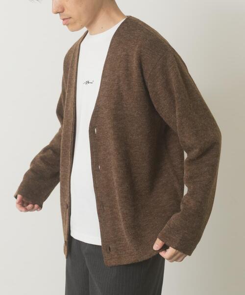 ITEMS URBANRESEARCH(アイテムズ アーバンリサーチ)の「キモウメランジカーディガン+長袖刺繍Tセット(Tシャツ/カットソー・メンズ・ブラウン/ベージュ/ブラック/ブルー・MEDIUM/LARGE)」の12枚目の写真