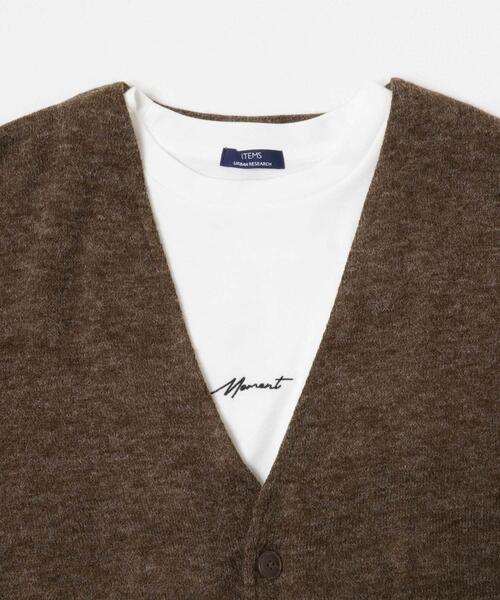 ITEMS URBANRESEARCH(アイテムズ アーバンリサーチ)の「キモウメランジカーディガン+長袖刺繍Tセット(Tシャツ/カットソー・メンズ・ブラウン/ベージュ/ブラック/ブルー・MEDIUM/LARGE)」の17枚目の写真