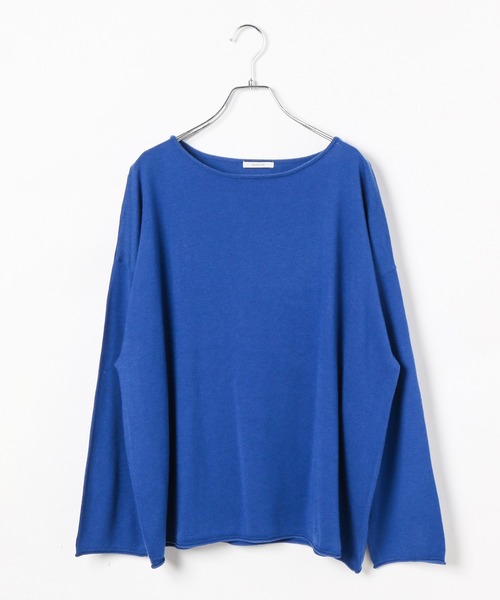 BAYFLOW（ベイフロー）の「[薄地で初秋から活躍する]16Gワイドニットプルオーバー（ニット/セーター・レディース・レッド/グレー/ブルー/ブラック・FREE）」の19枚目の写真