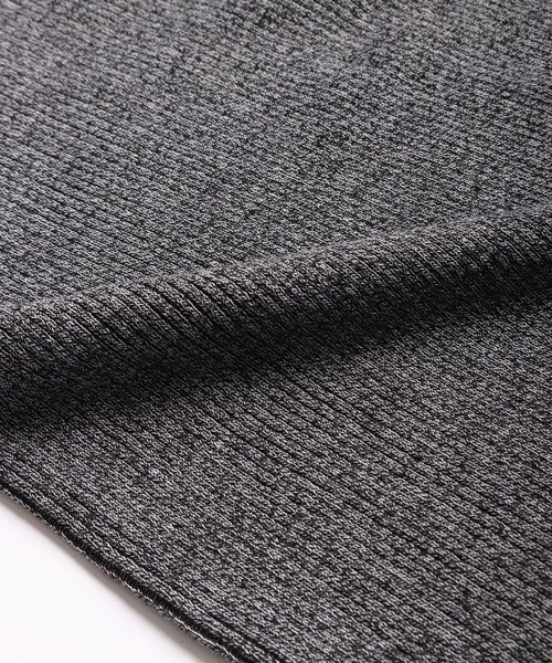 WESTSEA(ウエストシー)の「12G 2×2 リブタートルニット 長袖 無地 杢目(ニット/セーター・メンズ・ブラックミックス/ネイビー/オフホワイト/ブラック・M/L/XL)」の7枚目の写真
