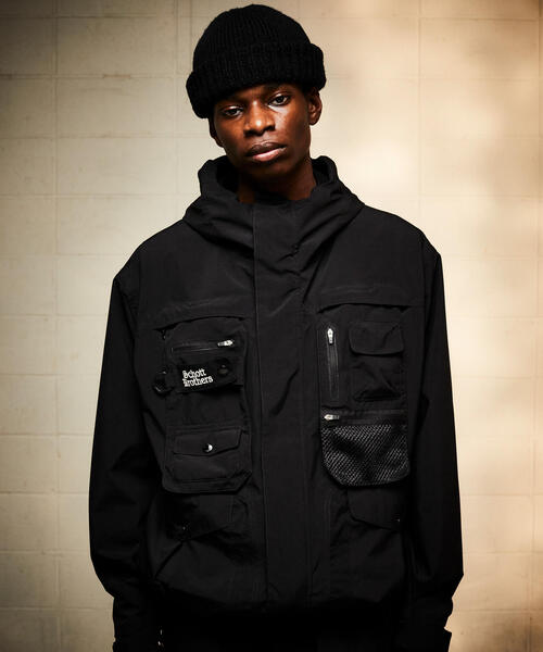 Schott/ショット/B.S HOODED JKT/ブラックシープ シェル ジャケット