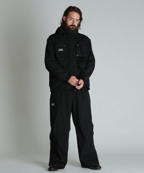 schott（ショット）の「Schott/ショット/B.S HOODED JKT/ブラックシープ シェル ジャケット（ブルゾン・メンズ・ブラック・M/L）」の13枚目の写真