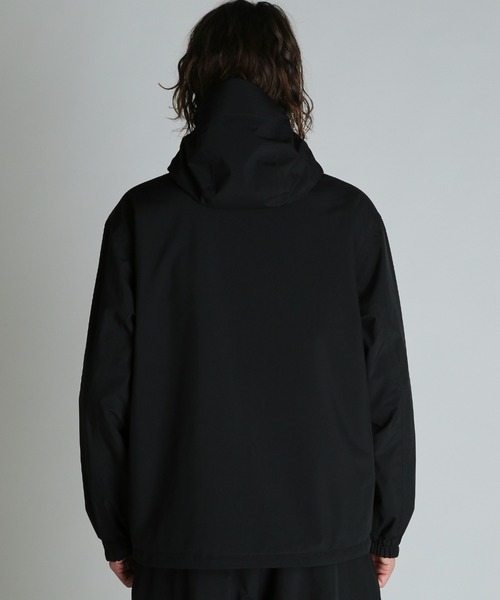 schott（ショット）の「Schott/ショット/B.S HOODED JKT/ブラックシープ シェル ジャケット（ブルゾン・メンズ・ブラック・M/L）」の5枚目の写真