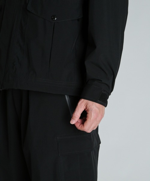 schott（ショット）の「Schott/ショット/B.S HOODED JKT/ブラックシープ シェル ジャケット（ブルゾン・メンズ・ブラック・M/L）」の12枚目の写真