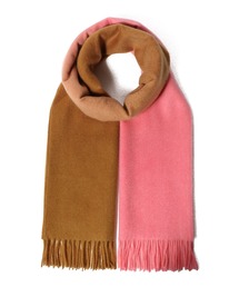 CHARVET シャルべ　マフラー　茶　ブラウン　カシミヤ カシミヤマフラー/ブラウン/ウォシャブル/31cm×165cm（SM24-WS