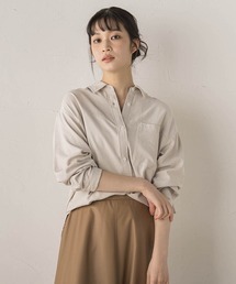 【WEB限定】E/Nピーチシャツ≪手洗い可能≫