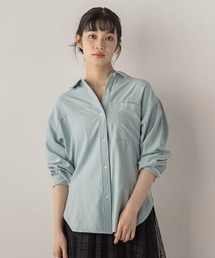 【WEB限定】E/Nピーチシャツ≪手洗い可能≫