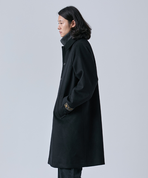 タスマニアウール ウインドシャット ステンカラーコート（ステンカラー