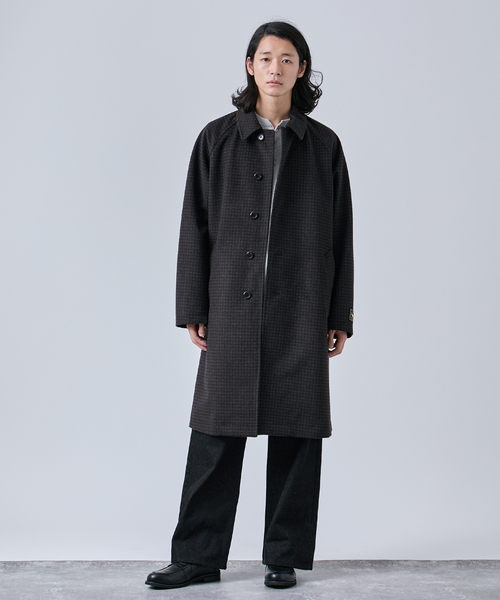 セール】タスマニアウール ウインドシャット ステンカラーコート