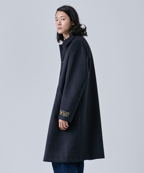 タスマニアウール ウインドシャット ステンカラーコート（ステンカラー