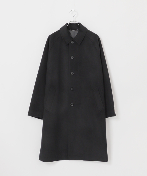 タスマニアウール ウインドシャット ステンカラーコート（ステンカラー