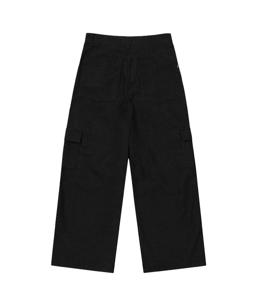 GILAARCHIVE(ギラアーカイブ)の「REVERSE STITCHED CARGO PANTS_BLACK(その他パンツ・レディース・ブラック・SMALL/MEDIUM)」の5枚目の写真