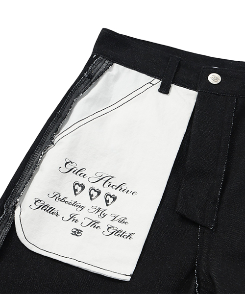GILAARCHIVE(ギラアーカイブ)の「REVERSE STITCHED CARGO PANTS_BLACK(その他パンツ・レディース・ブラック・SMALL/MEDIUM)」の6枚目の写真