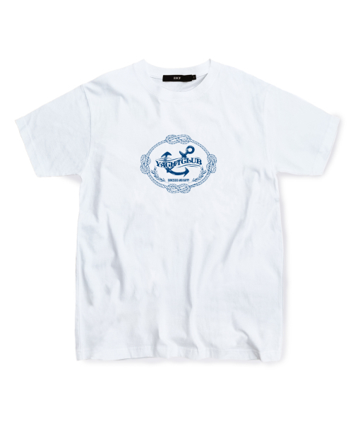 ESCAPEFROM(エスケープフロム)の「ブルーロープTシャツホワイト(Tシャツ/カットソー・レディース・その他・SMALL/MEDIUM/LARGE)」の1枚目の写真