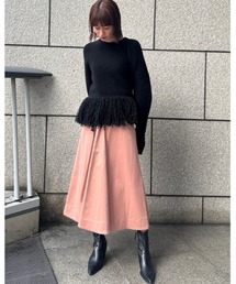 新作ルシェルブルー・シャーリングトップス新品未使用 LE CIEL BLEU｜ルシェルブルーのトップス通販 - ZOZOTOWN