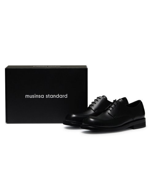 MUSINSA STANDARD（ムシンサスタンダード）の「ミニマルユーチップダービーシューズ[ブラック]（ドレスシューズ・レディース・その他・23cm/26.5cm/27cm/27.5cm/28.5cm/29cm/23.5cm/24cm/24.5cm/25cm/25.5cm/26cm/28cm）」の15枚目の写真