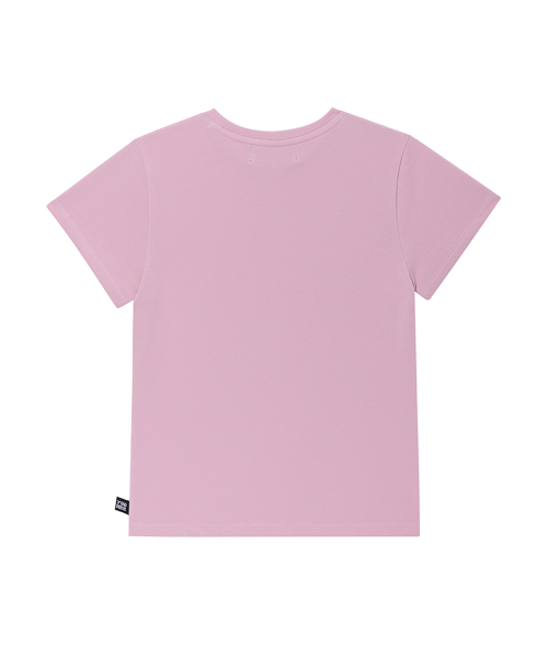 YOUHEE(ユヒ)の「LETTERING T-SHIRT PINK(Tシャツ/カットソー・レディース・その他・FREE)」の3枚目の写真