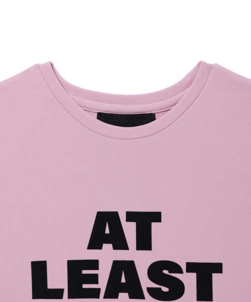YOUHEE(ユヒ)の「LETTERING T-SHIRT PINK(Tシャツ/カットソー・レディース・その他・FREE)」の4枚目の写真